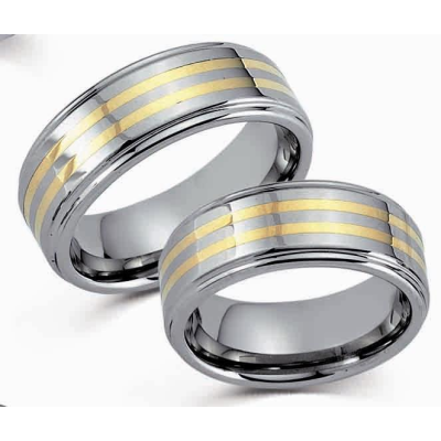 Ringe Keramik-Tungsten-Gold